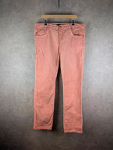 Cipo & Baxx Trousers Mens W38 L34 Coral Denim Jeans Straight